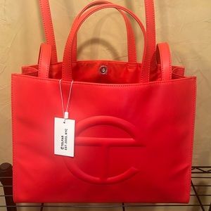 Red Telfar bag